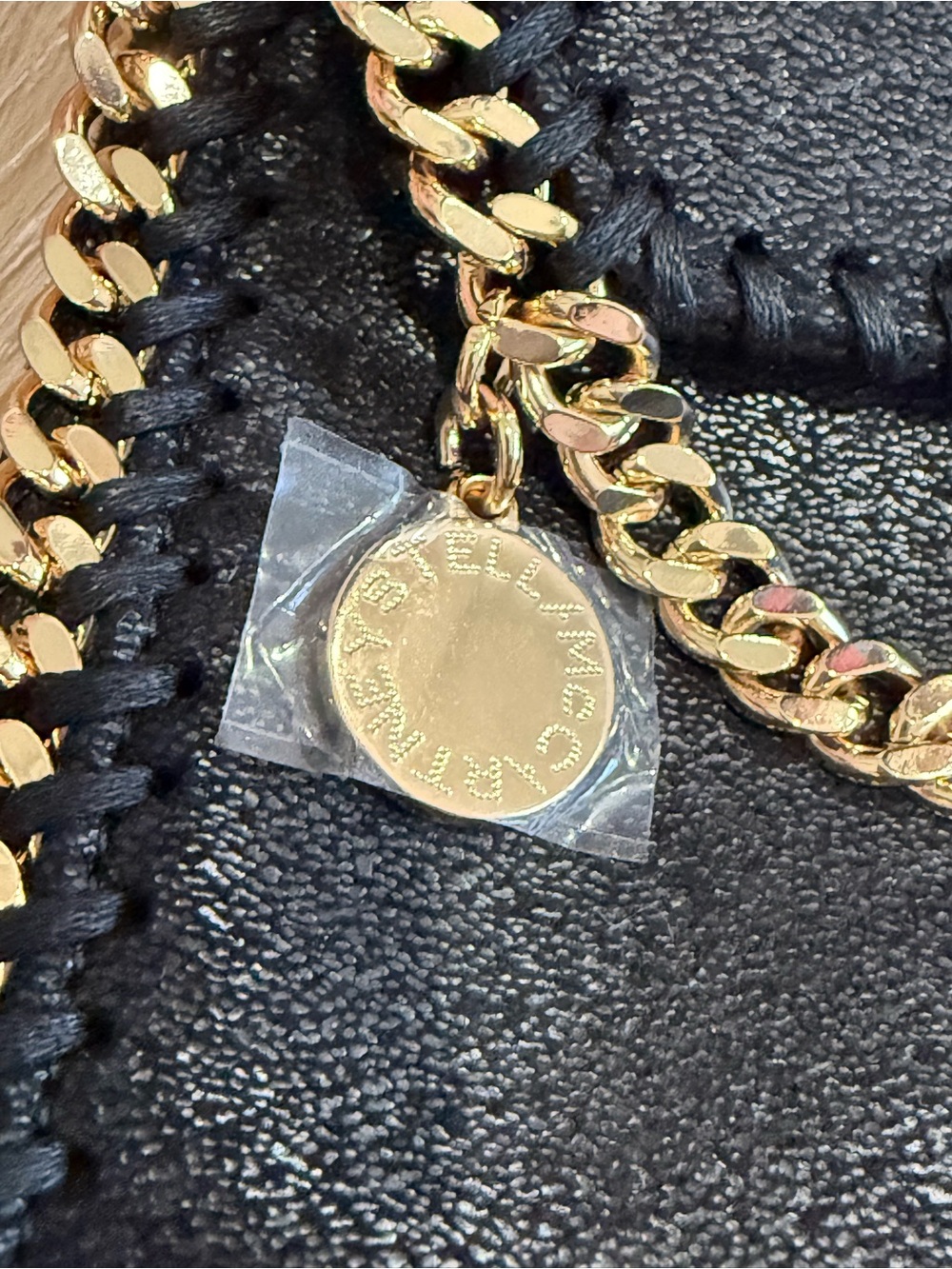 NWOT! Stella McCartney Authentic Black Falabella with Gold Hardware - Picture 3 of 10